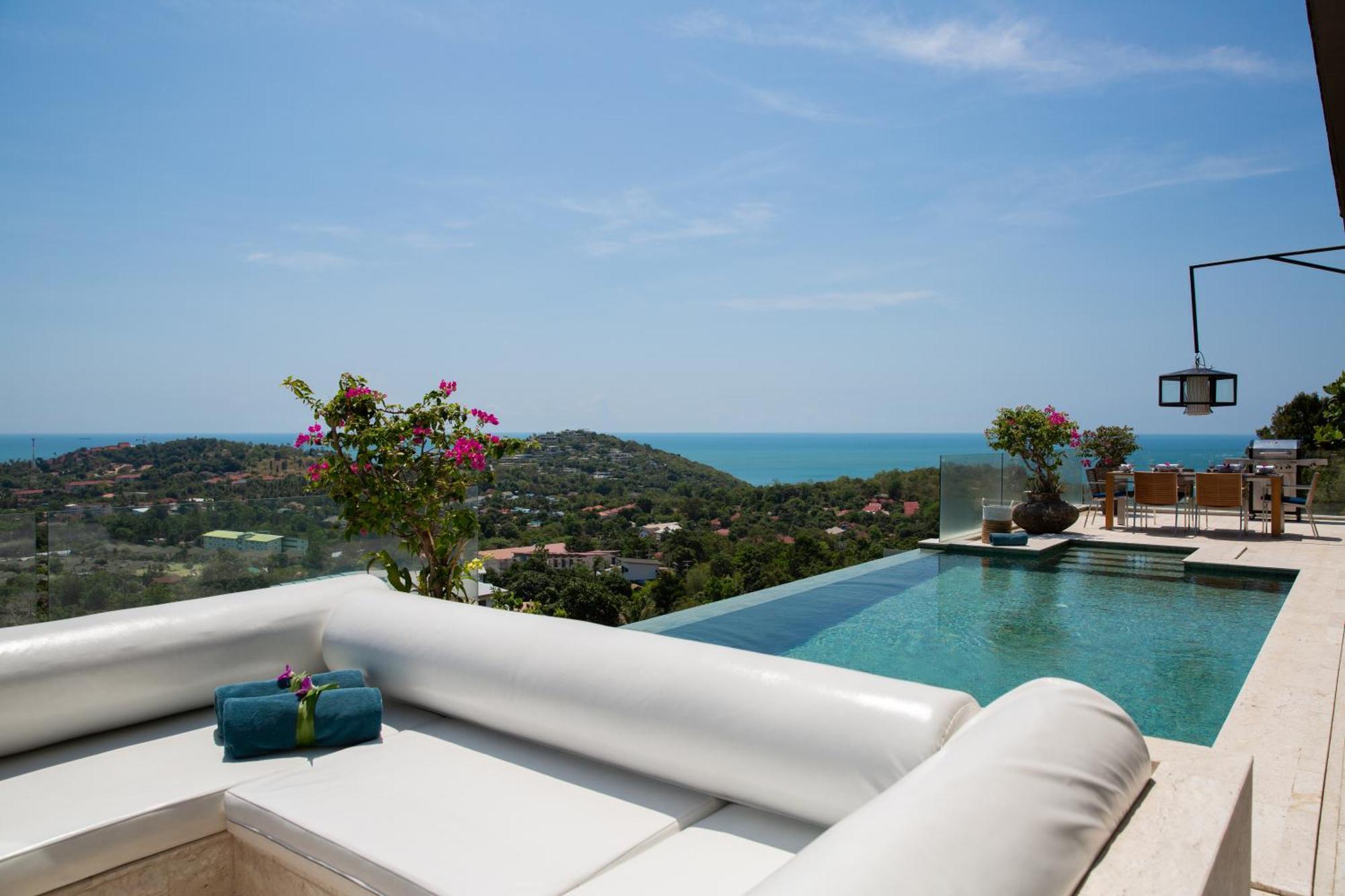 Villa Belle - Fully Serviced Private Sea View Villa With An Award Winning In-House Cook Choeng Mon Kültér fotó