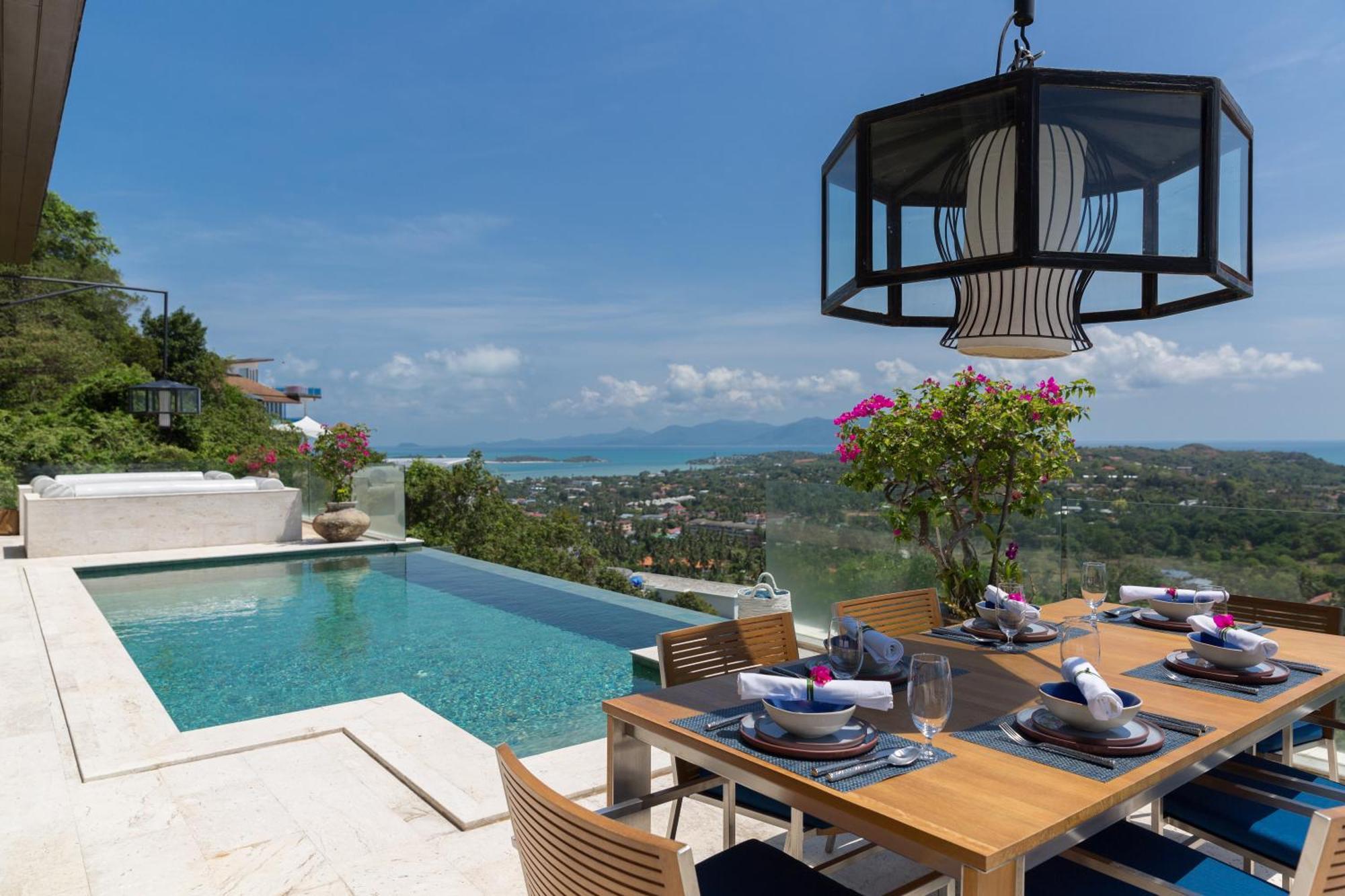 Villa Belle - Fully Serviced Private Sea View Villa With An Award Winning In-House Cook Choeng Mon Kültér fotó