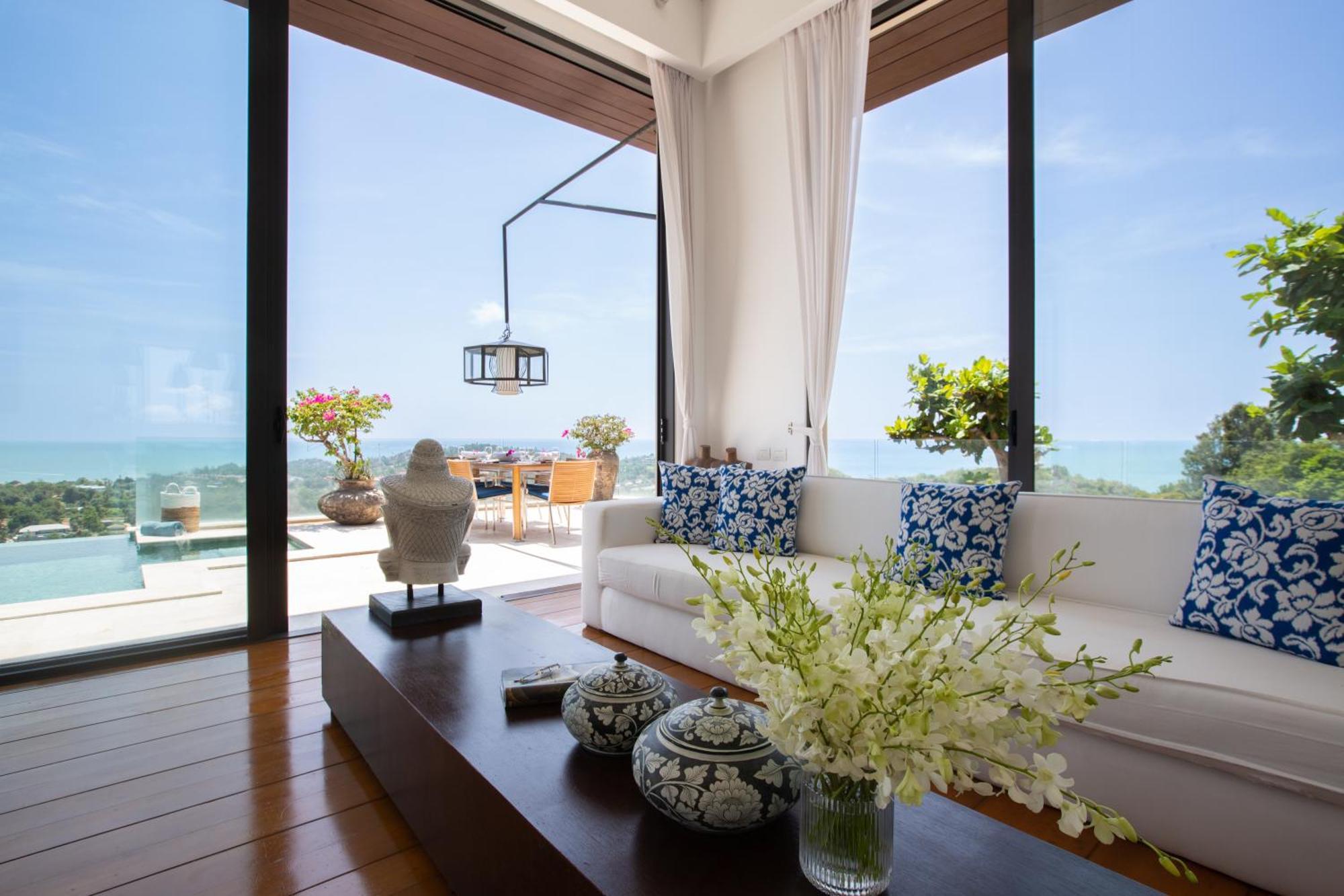 Villa Belle - Fully Serviced Private Sea View Villa With An Award Winning In-House Cook Choeng Mon Kültér fotó