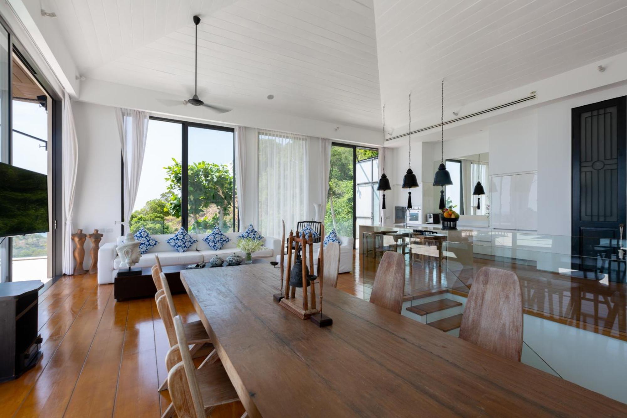 Villa Belle - Fully Serviced Private Sea View Villa With An Award Winning In-House Cook Choeng Mon Kültér fotó